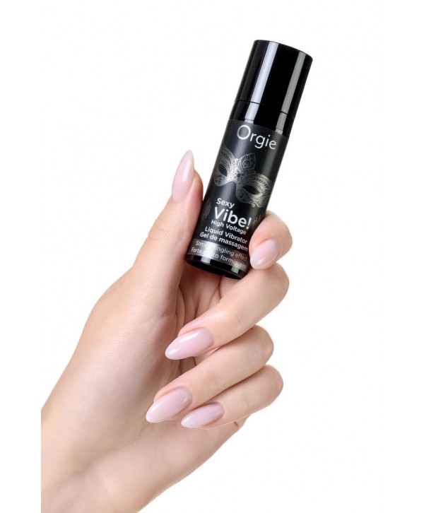 Гель для массажа ORGIE Sexy Vibe High Voltage с эффектом вибрации - 15 мл.