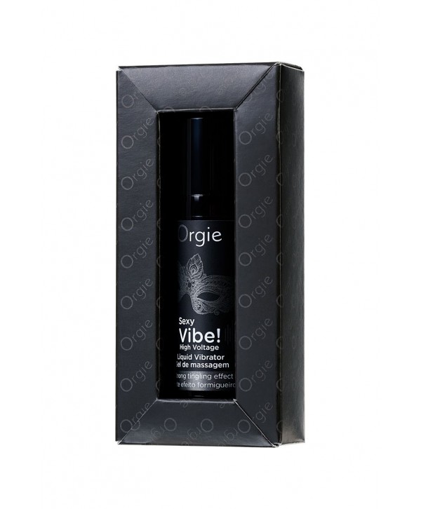 Гель для массажа ORGIE Sexy Vibe High Voltage с эффектом вибрации - 15 мл.