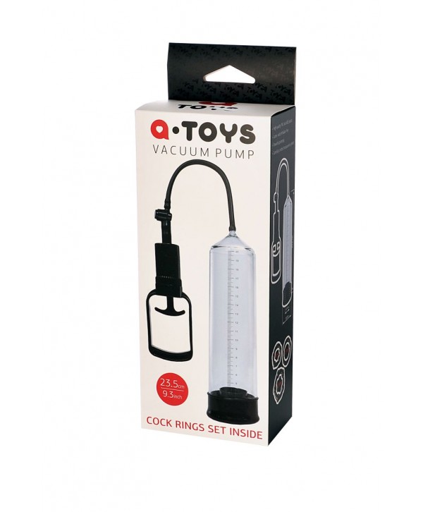 Вакуумная помпа A-toys с уплотнителем и эрекционными кольцами