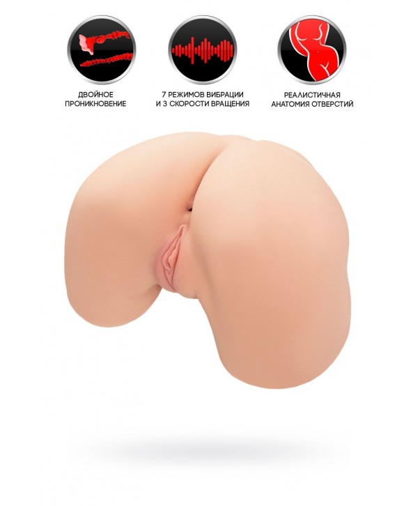 Вагина с вибрацией и ротацией Adel 002 Real Hips