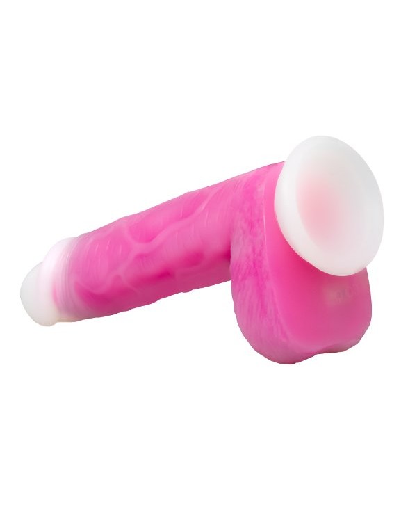 Розовый ротатор-реалистик Roxy 8 Inch Gyrating Dildo - 21,6 см.