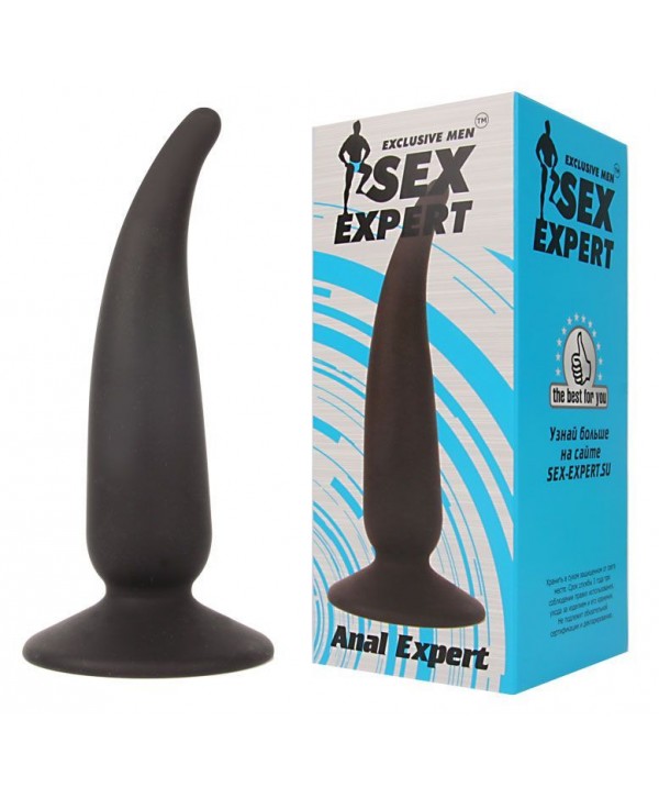 Анальная пробка с тонким кончиком Sex Expert - 11 см.