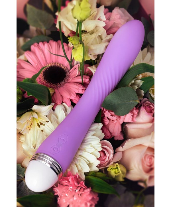Фиолетовый вибратор Lantana - 22 см.