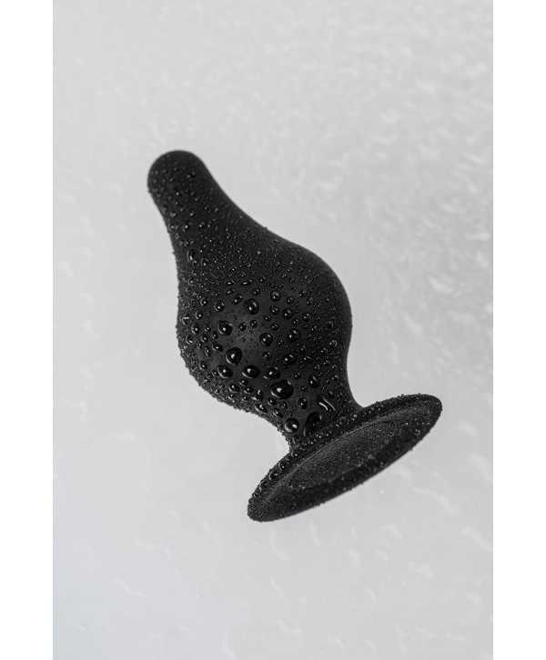 Черная анальная втулка Spade XS - 6,5 см.