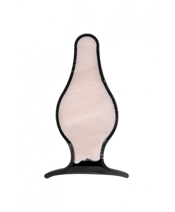 Черная анальная втулка Spade XS - 6,5 см.