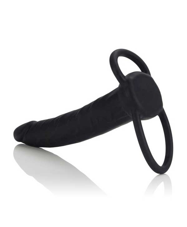 Насадка на пенис Silicone Love Rider Dual Penetrator для двойного проникновения - 14 см.