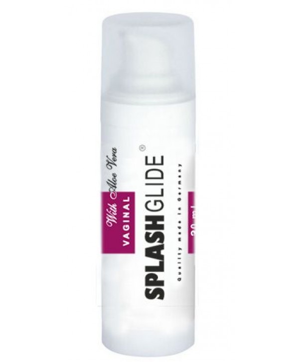 Ухаживающий лубрикант на водной основе Splashglide Vaginal With Aloe Vera - 30 мл.