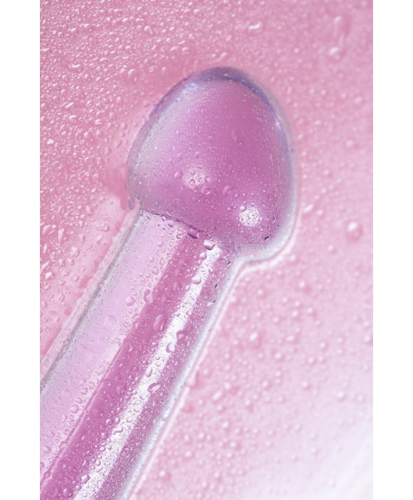 Фиолетовый фаллоимитатор Jelly Dildo M - 18 см.