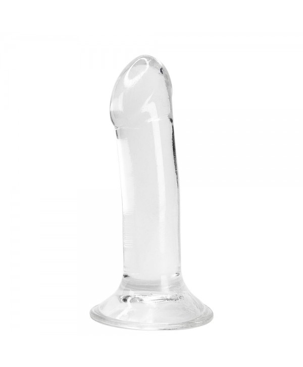 Прозрачный фаллоимитатор на присоске Valiant Jelly Dildo - 18 см.