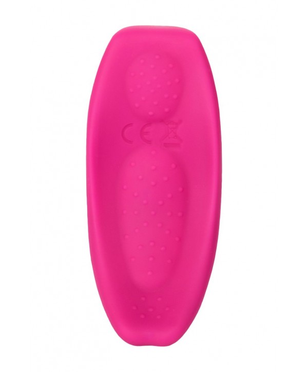 Розовый вибратор FLIRTY для ношения в трусиках