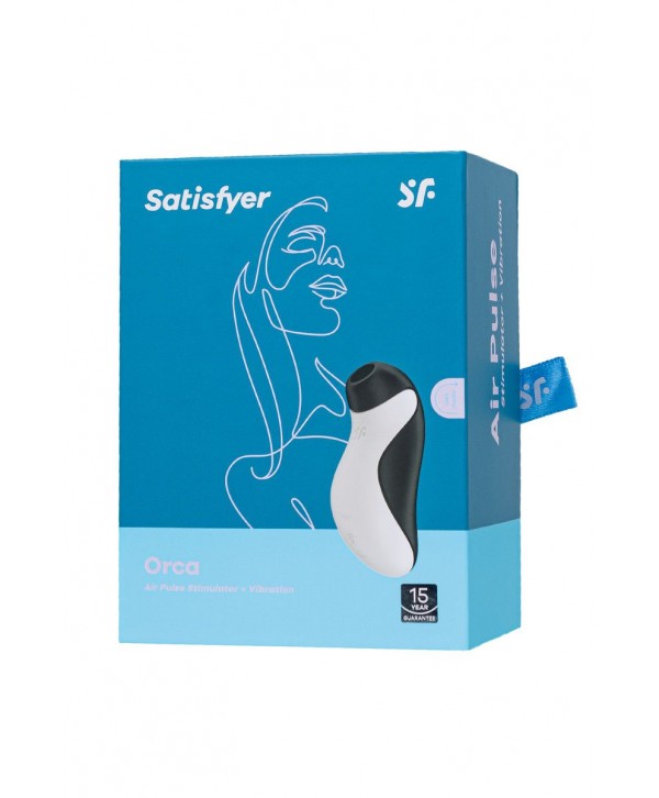 Вакуумный стимулятор клитора в форме косатки Satisfyer Orca