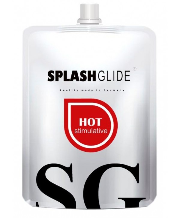Возбуждающий лубрикант на водной основе Splashglide Hot Stimulative - 100 мл.