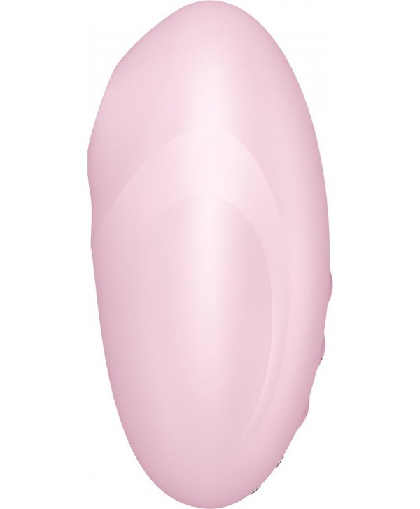 Розовый вакуум-волновой стимулятор с вибрацией Vulva Lover 3