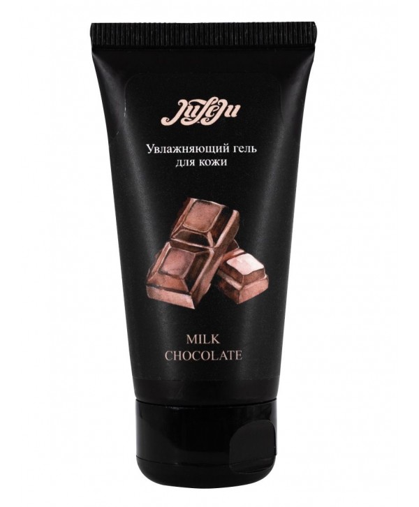 Съедобный гель-лубрикант на водной основе JuLeJu Milk Chocolate с ароматом шоколада - 50 мл.