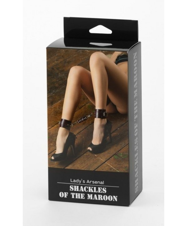 Бордовые оковы на ноги Shackles Of The Maroon