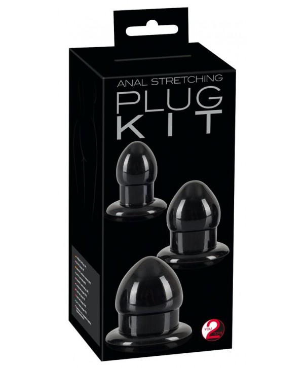 Набор растягивающих анальный вход пробок Anal Stretching Plug Kit