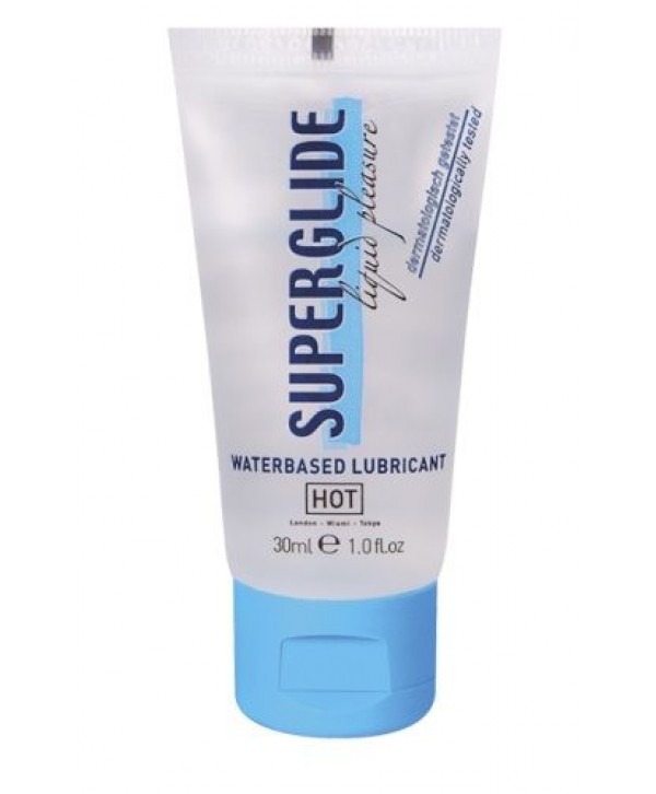 Гель-смазка на водной основе для чувствительной кожи Superglide - 30 мл.