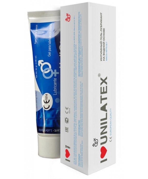 Лубрикант на водной основе Unilatex Gel - 80 мл.