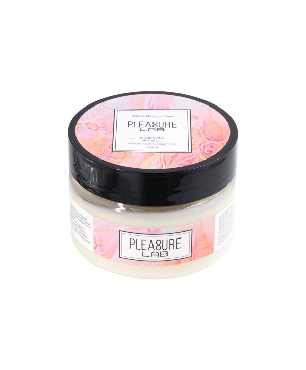 Массажный крем Pleasure Lab Delicate с ароматом пиона и пачули - 100 мл.