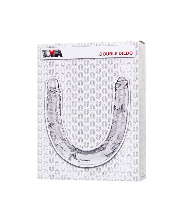 Прозрачный двухсторонний фаллоимитатор Double Dildo - 40 см.