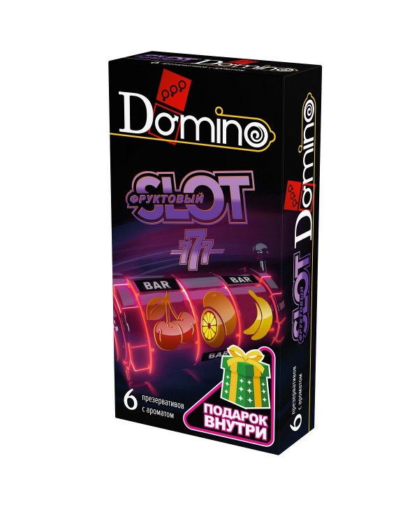 Ароматизированные презервативы DOMINO  Фруктовый слот  - 6 шт.