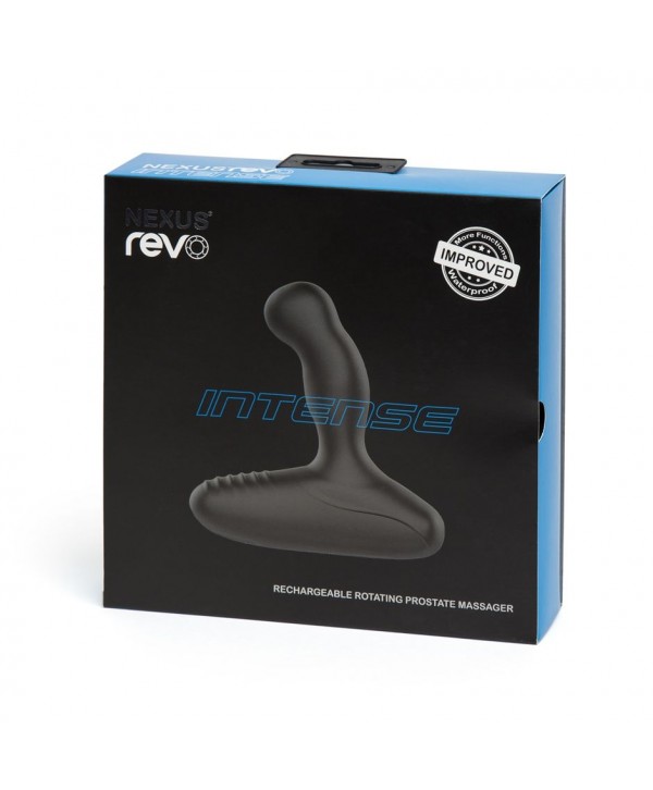 Чёрный массажер простаты NEXUS REVO INTENSE 2.0 с вращающейся головкой