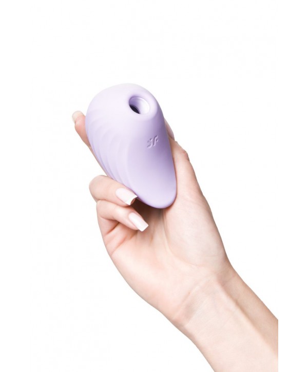 Сиреневый вакуум-волновой стимулятор клитора Satisfyer Pearl Diver