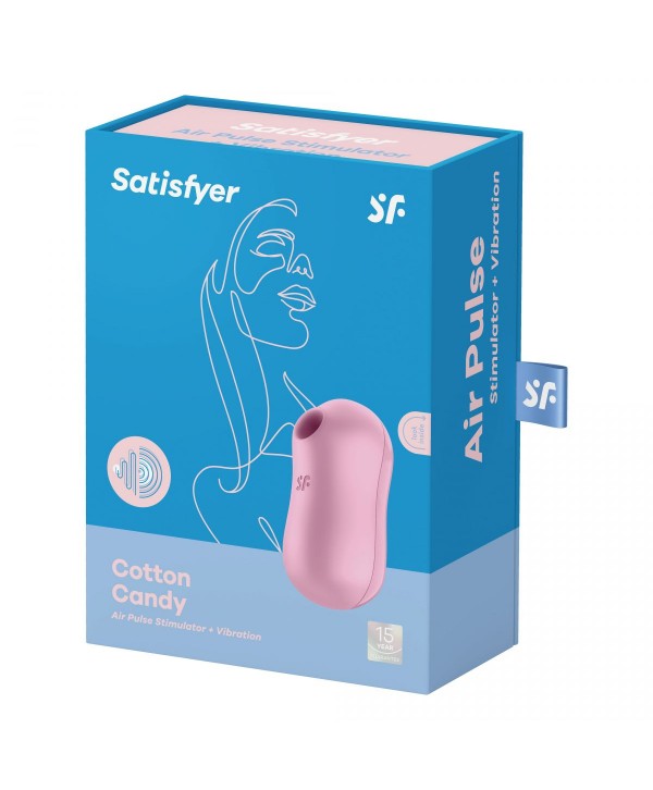 Сиреневый вакуум-волновой вибростимулятор Cotton Candy