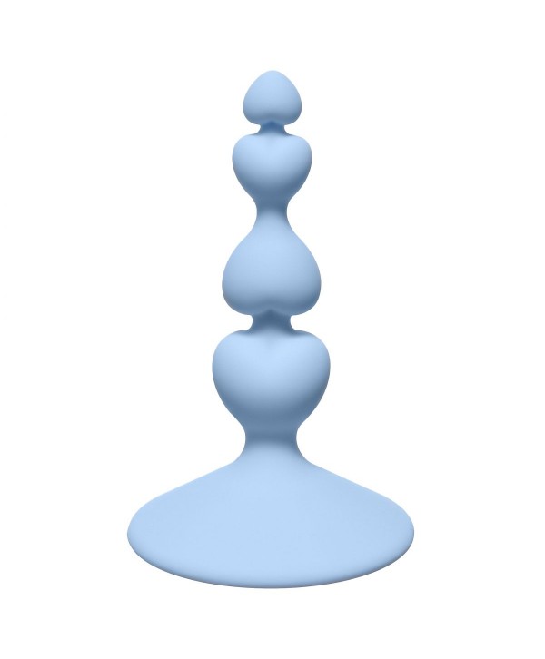 Голубая анальная пробка Sweetheart Plug Blue - 10 см.