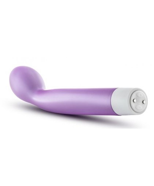 Сиреневый вибратор G Slim Rechargeable - 18 см. 