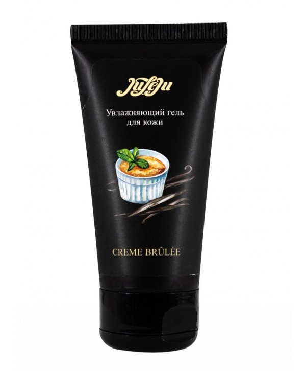 Съедобный интимный гель JuLeJu Creme Brulee с ароматом крем-брюле - 50 мл.