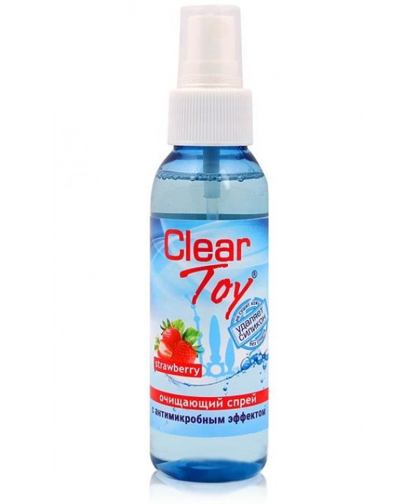 Очищающий спрей для игрушек CLEAR TOY Strawberry - 100 мл.