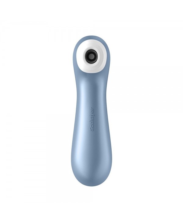 Голубой вакуум-волновой стимулятор клитора Satisfyer Pro 2