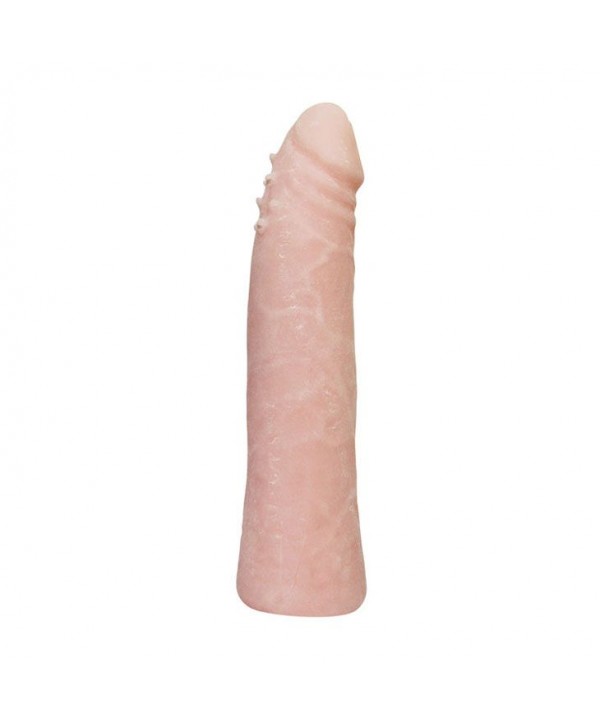Гнущийся фаллоимитатор телесного цвета Realistic Cock - 20 см.