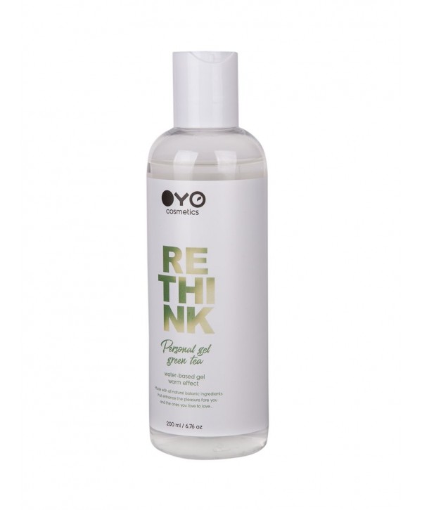 Увлажняющий гель на водной основе с согревающим эффектом OYO Personal Gel Green Tea - 200 мл.