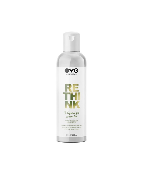 Увлажняющий гель на водной основе с согревающим эффектом OYO Personal Gel Green Tea - 200 мл.