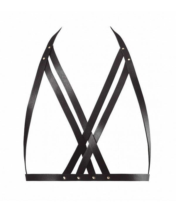 Черная упряжь Halter Bra Harness