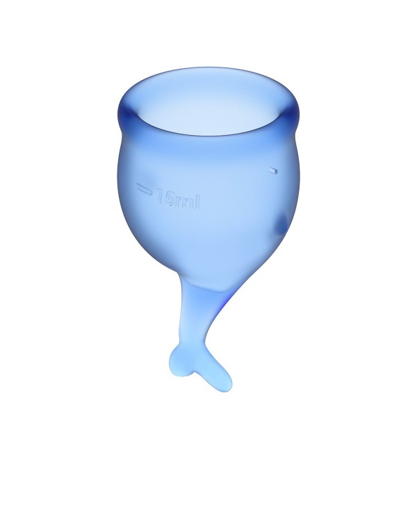 Набор синих менструальных чаш Feel secure Menstrual Cup