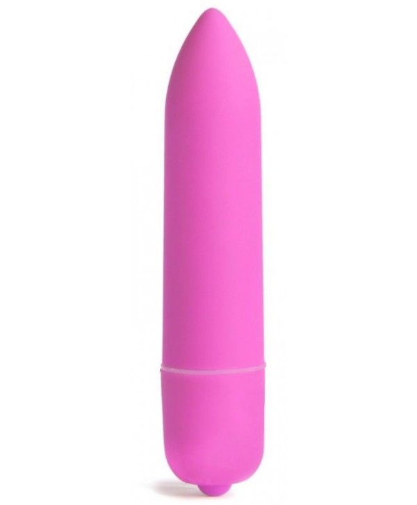 Розовая вибропуля X-Basic Long Bullet 10 speeds - 9 см.