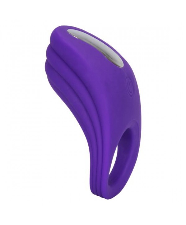 Фиолетовое эрекционное виброкольцо Silicone Rechargeable Passion Enhancer