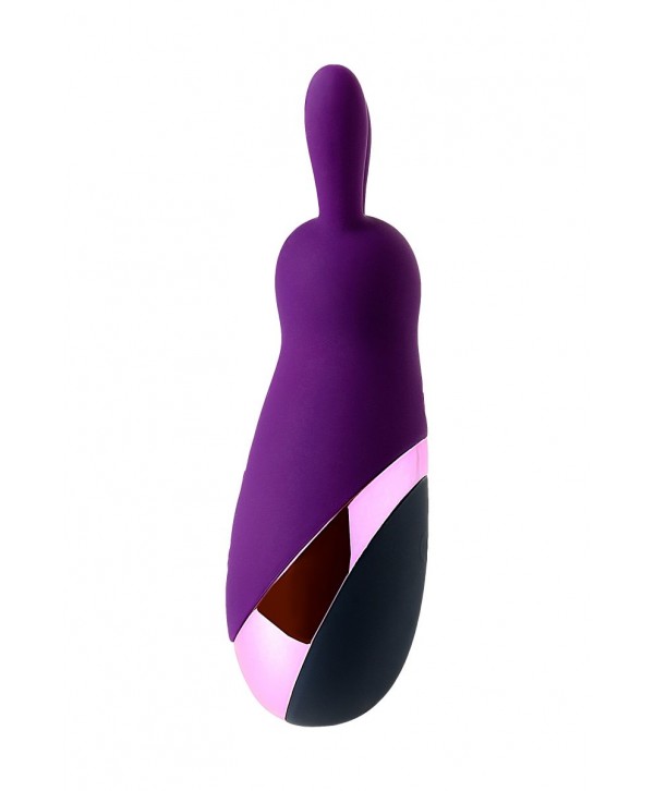 Фиолетовый стимулятор эрогенных зон Eromantica BUNNY - 12,5 см.
