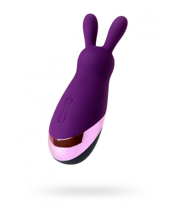 Фиолетовый стимулятор эрогенных зон Eromantica BUNNY - 12,5 см.