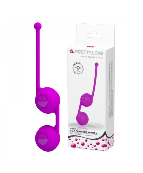 Лиловые вагинальные шарики Kegel Tighten Up III