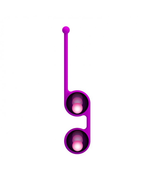 Лиловые вагинальные шарики Kegel Tighten Up III