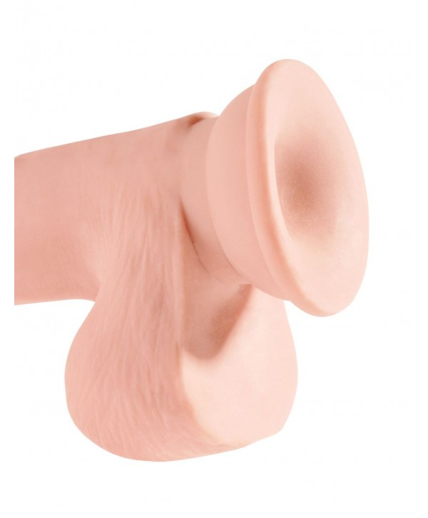 Телесный фаллоимитатор на присоске 7.5  Triple Density Cock - 22,9 см.