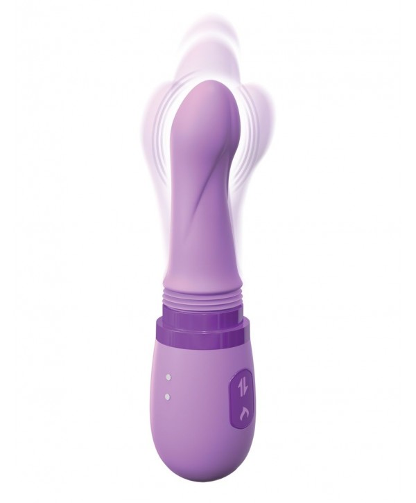 Фиолетовый вибростимулятор Her Personal Sex Machine - 21,3 см.