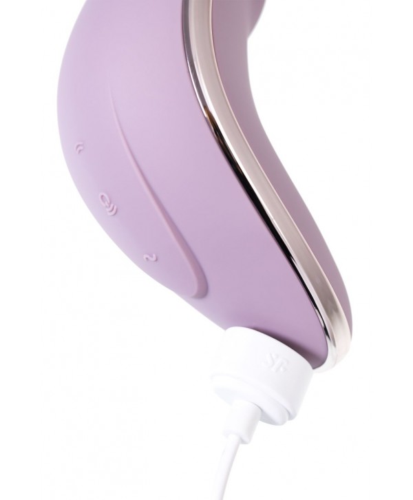 Сиреневый вакуум-волновой вибростимулятор клитора Satisfyer Vulva Lover 1