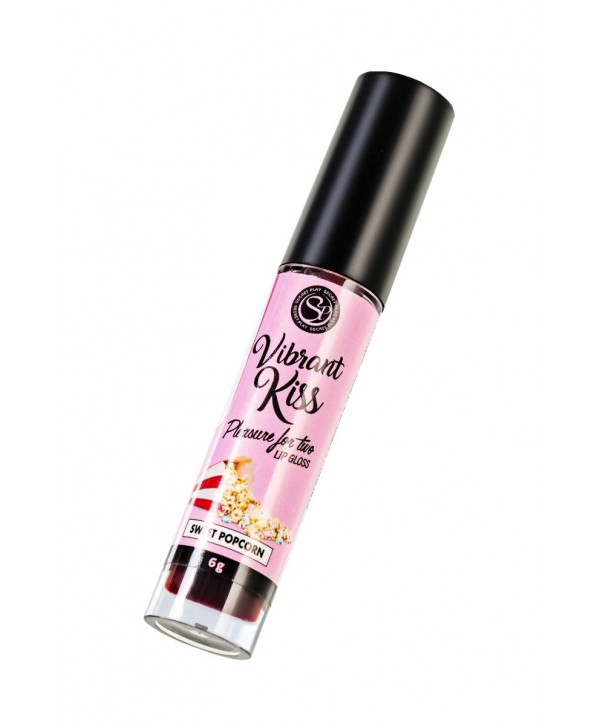 Бальзам для губ Lip Gloss Vibrant Kiss со вкусом попкорна - 6 гр.