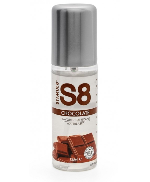 Смазка на водной основе S8 Flavored Lube со вкусом шоколада - 125 мл.