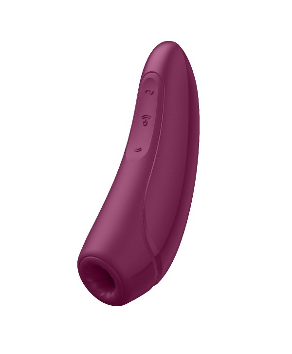 Бордовый вакуум-волновой стимулятор Satisfyer Curvy 1+